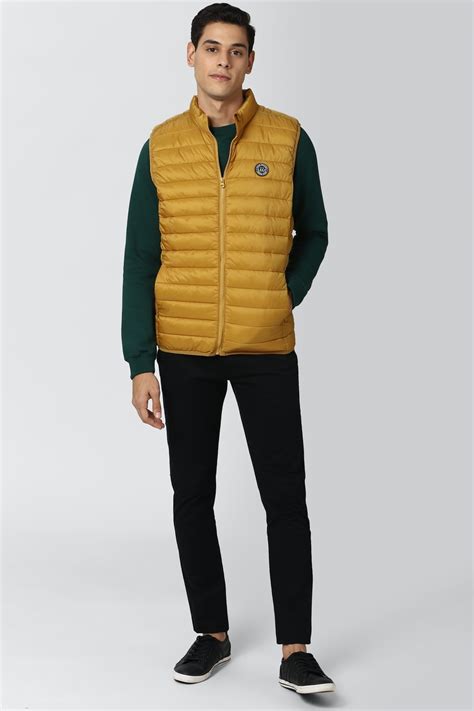 Buy Men Yellow Print Casual Jacket Online - 621623 | Peter England