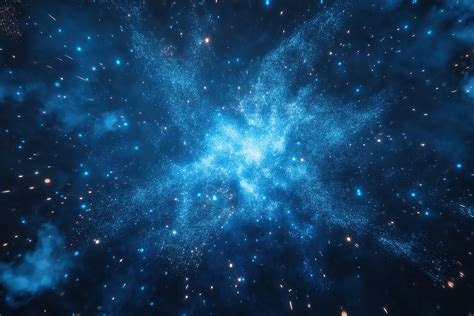 Blue Stars in Space Background Wallpaper Graphic by Creative World ...