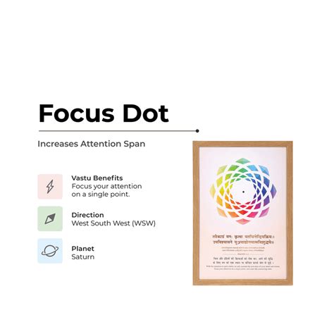 Mahavastu Remedies | Focus Dot - Increases Attention Span