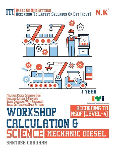 Buy ITI Workshop Calculation & Science (Mechanic Diesel) I Year Book ...