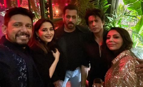 Salman, Shah Rukh Khan, Madhuri Dixit ooze stardom in epic selfie frame