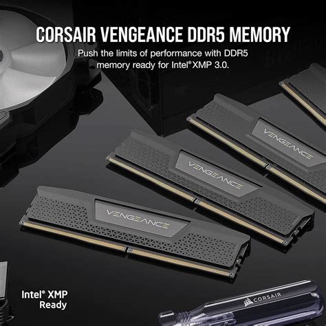 CORSAIR VENGEANCE 16GB RAM (1X16GB) DDR5 DRAM 5200MHZ MEMORY KIT BLACK