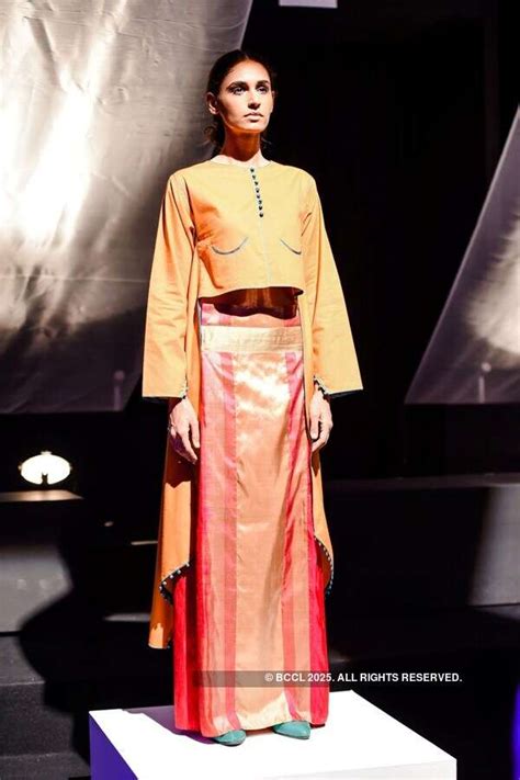 Model displays Wendell Rodricks's creation at the Lakmé Fashion Week ...