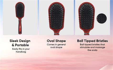 Buy Vega Cushioned Hair Brush (India's No.1* Hair Brush Brand) For Men ...