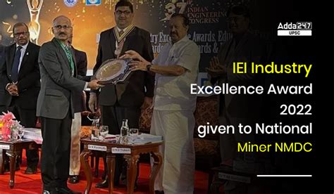 IEI Industry Excellence Award 2022 given by the Institution of ...