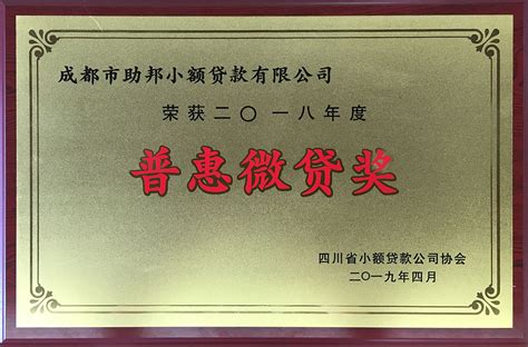 四川省小额贷款协会会员大会正式召开助邦小贷荣获多项殊荣