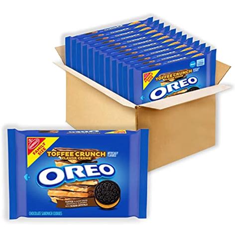 Buy Oreo Toffee Crunch Creme With Sugar Crystals Chocolate Sandwich ...