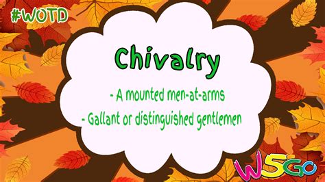 Chivalry in a Sentence: Engage Your Preschooler's Learning Journey