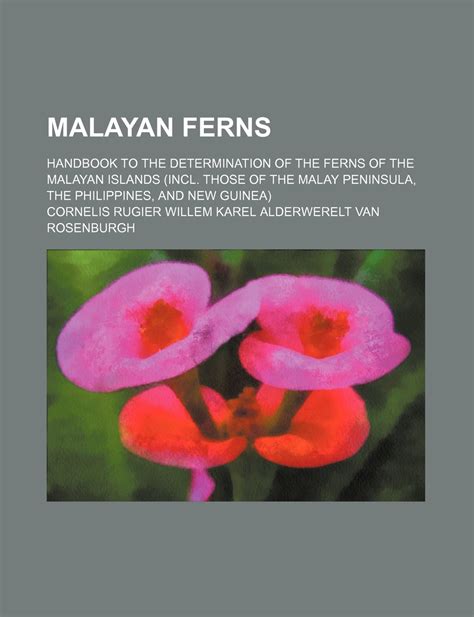 Buy Malayan Ferns; Handbook to the Determination of the Ferns of the ...