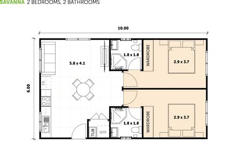 2 Bedroom Granny Flats – Granny Flat Solutions | Granny flat, Dream ...