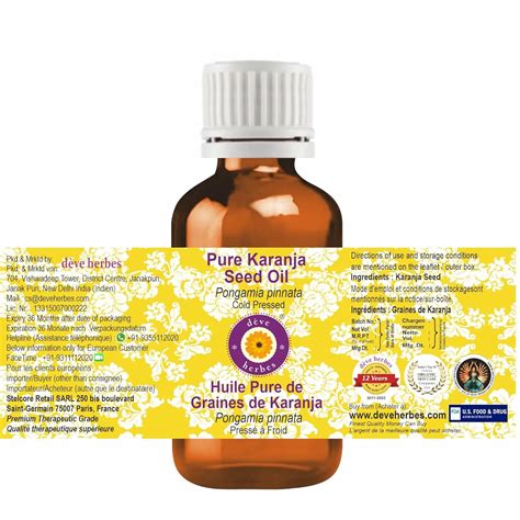 Deve Herbes Pure Karanja Seed Oil