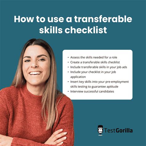 Transferable skills checklist: A guide for employers - TG