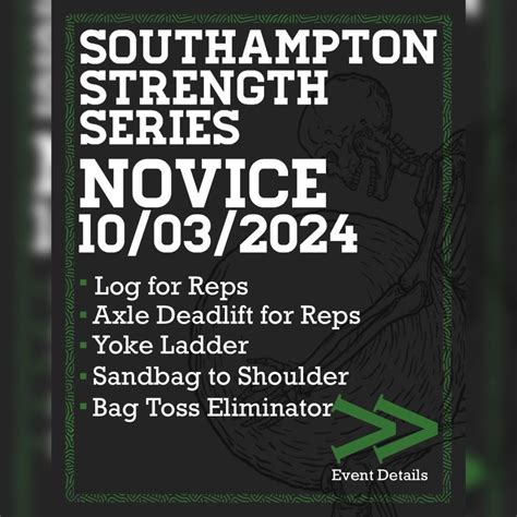 Southampton Strength Series - Novice Strongman Competition, The Barbell ...