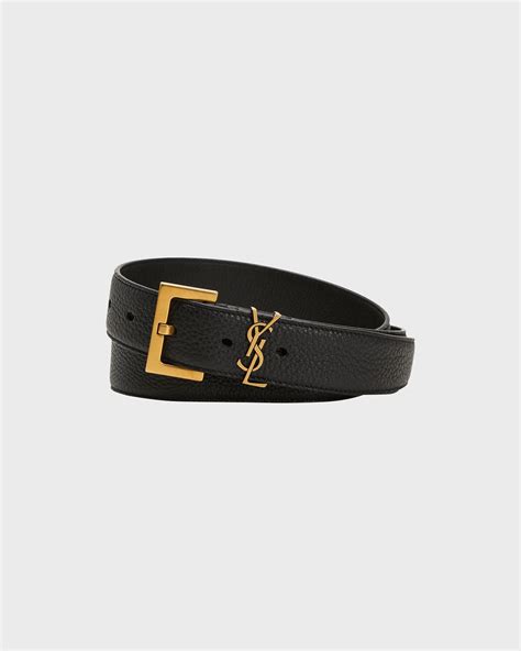 Versace Men's Medusa Medium Leather Belt | Neiman Marcus