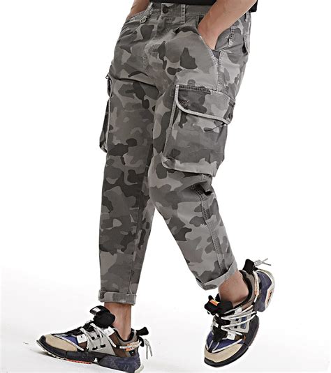 Buy AOYOG Men’s Ripstop Cargo Work Pants Relaxed Fit Outdoor Tactical ...