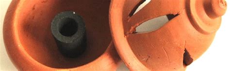 SaioStore Clay Incense Holder (Brown)(Conical) : Amazon.in: Home & Kitchen