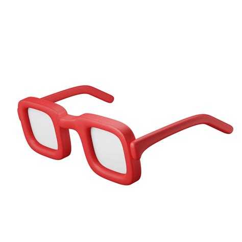 bookworm nerd eyeglasses 3d icon illustration 10881284 PNG
