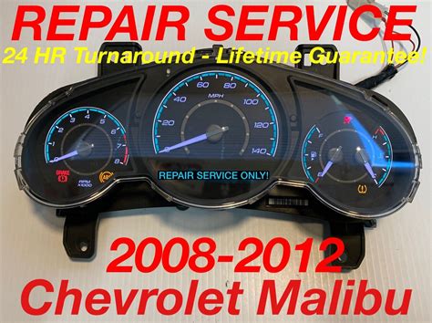 2008 GM Malibu Instrument Gauge Cluster REPAIR SERVICE 08 09 10 11 12 | eBay