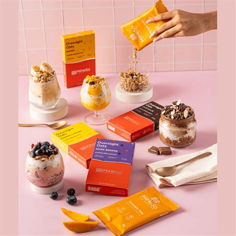 Assorted Overnight Oats + Breakfast Bowl Set Combo | MiHeSo