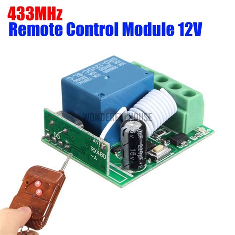 Image result for 1Channel Relay Module RF Wireless Switch Receiver Remote Control Transmitter