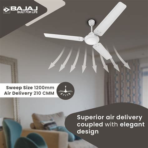 Buy Bajaj Durato High-Speed Ceiling Fan 1200mm at Lowest Price – Bijli ...