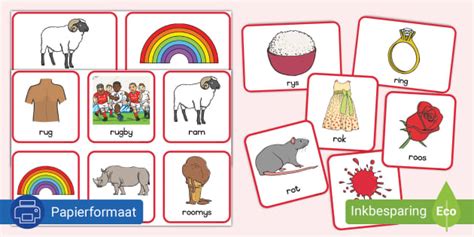 Graad R Klanke Flitskaarte r (teacher made) - Twinkl