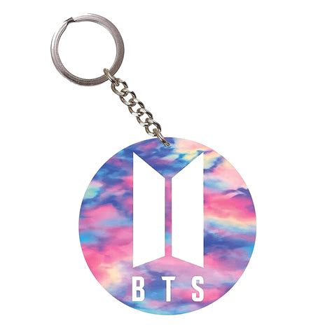 Photolab BTS Army Logo round Shape Key-Chain 3 : Amazon.in: Bags ...