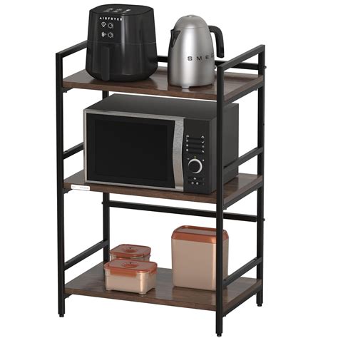 MY ARMOR Microwave Stand for Kitchen Platform, Wooden Oven Rack, OTG ...