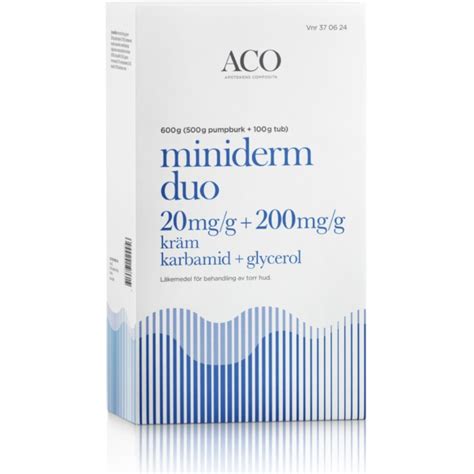 Köp Miniderm Duo kräm 20 mg/g + 200 mg/g 600 g på apotea.se