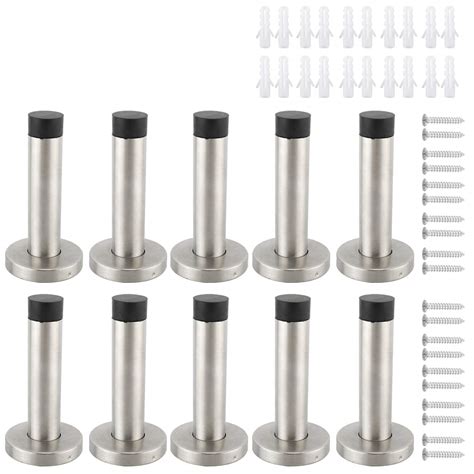 Buy Dasmarine 10 Pack Stainless Steel Door Stops with Sound Dampening ...