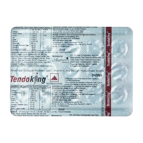 Tendoking Tablet | Uses, Side Effects, Price | Apollo Pharmacy