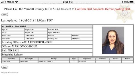 Yamhill County Arrests