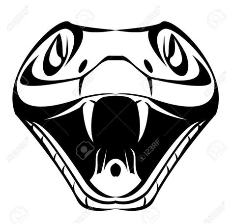 Image result for How to Draw a Python Snake Open Mouth Wide-Open