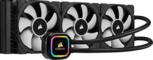 Corsair iCUE H150i RGB Pro XT, 360mm Radiator, Triple 120mm PWM Fans ...