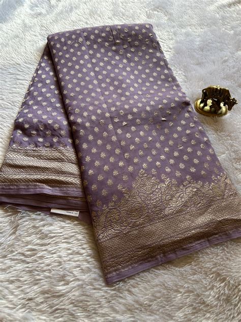 Myra : Solid Light lavender – Nalmè Saree Studio