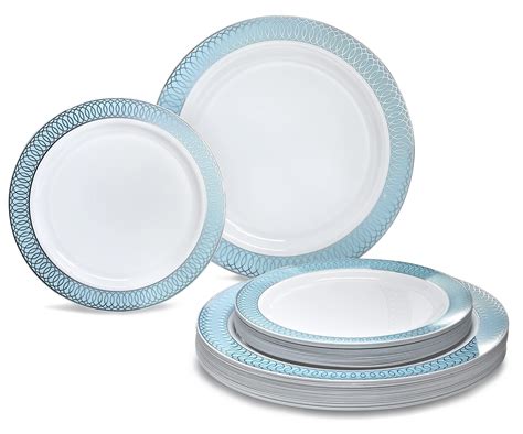 Gold silver and white plates for special occasions or events – Artofit