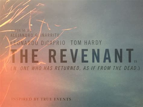 The Revenant | 2015 | Advance | UK One Sheet » The Poster Collector