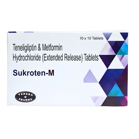 Sukroten M | Teneligliptin 20 mg + Metformin 500 mg
