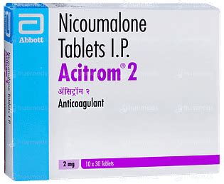 Acitrom 2 MG | Order Acitrom 2 MG Tablet Online at Truemeds