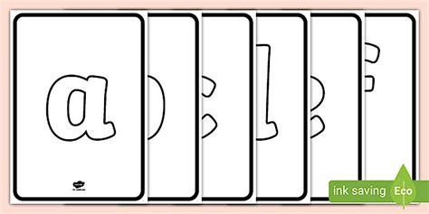 👉 A4 Alphabet Templates | Large Printable Letters for Banners