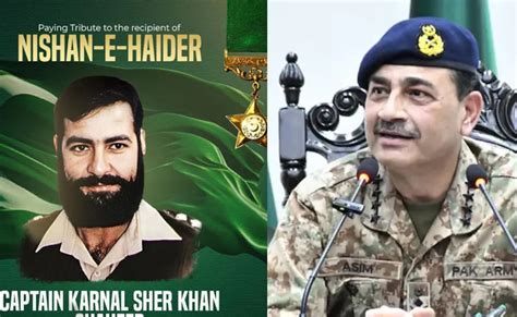 Pakistan's Posthumous Tribute: Captain Karnal Sher Khan Honored by Army ...