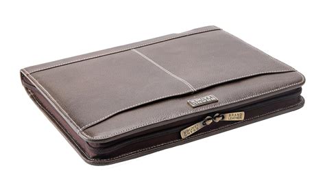 BRAND LEATHER Genuine Leather Premium File Folder Mobile Case Tablet ...