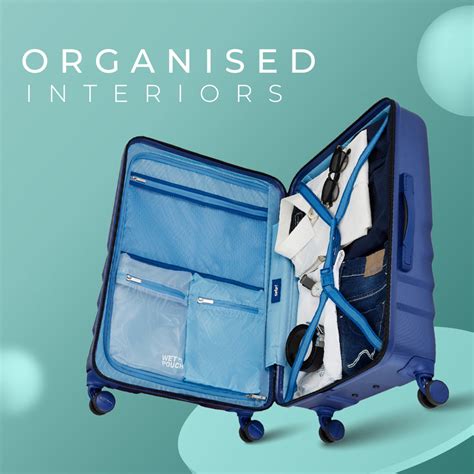 Buy Safari Polaris Pro Hard Luggage Blue Online