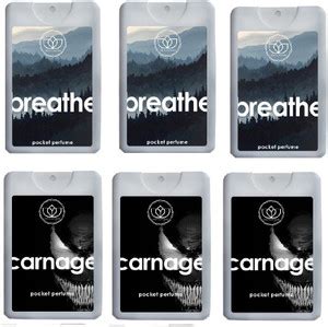 Buy ASHTAAROMAS Set of 3 Breathe and 3 Carnage Card Perfume - 108 ml ...