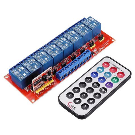 5V 8 Channel Infrared Remote Control Relay Module