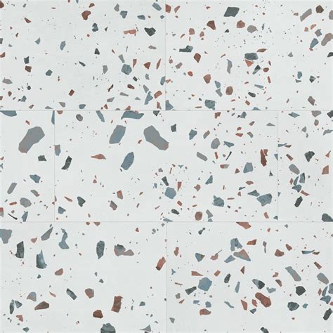 Allure Ultima Earl Grey Terrazzo Look 12mil Rigid Core Vinyl Tile Floo ...