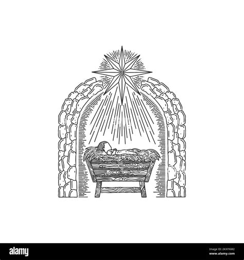 African American Baby Jesus In A Manger African American Baby Jesus