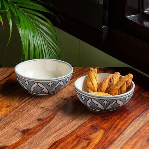 Buy ExclusiveLane 'Arabian Nights' Handpainted Ceramic Bowl Ceramic ...