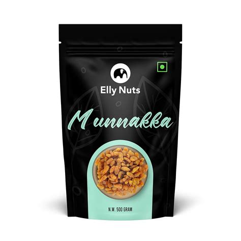 Elly Nuts Afghani Large Munakka/Raisins Grade - King Size 500 gms ...