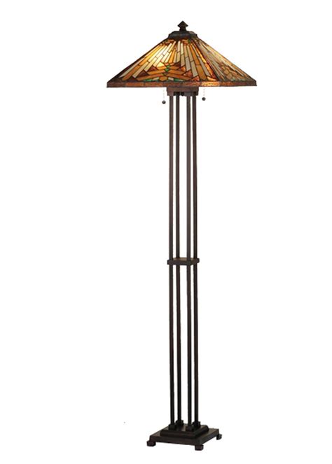 Two Light Floor LampDefault Title | Tiffany style floor lamps, Mission ...